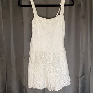 White Abercrombie Romper